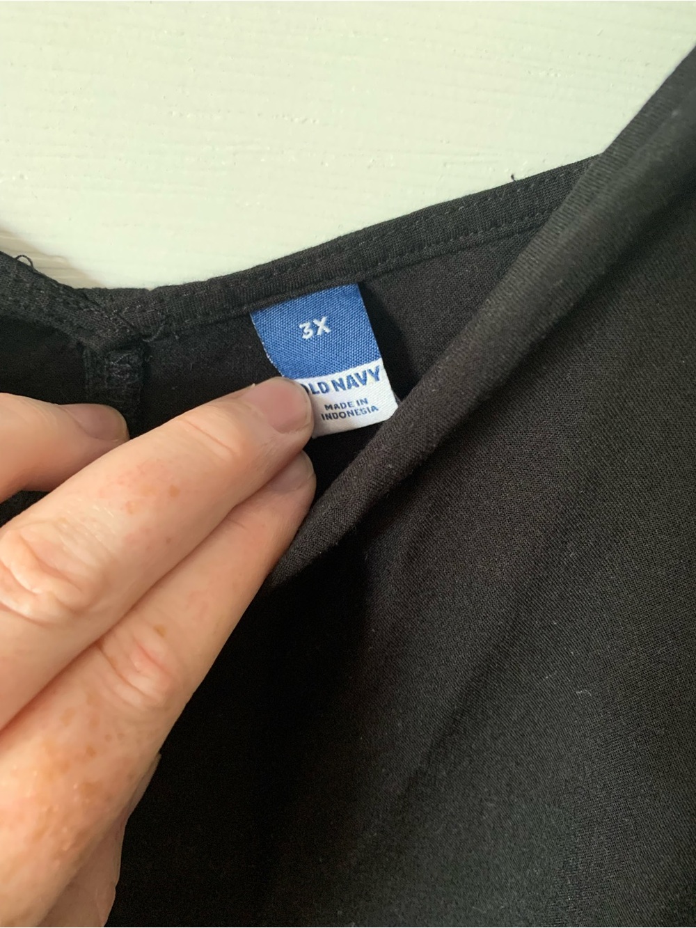 Old Navy Black Tie-Shoulder Wide-Leg Jumpsuit - Picture 3 of 5